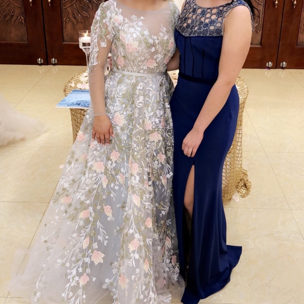 badgley mischka evening gown